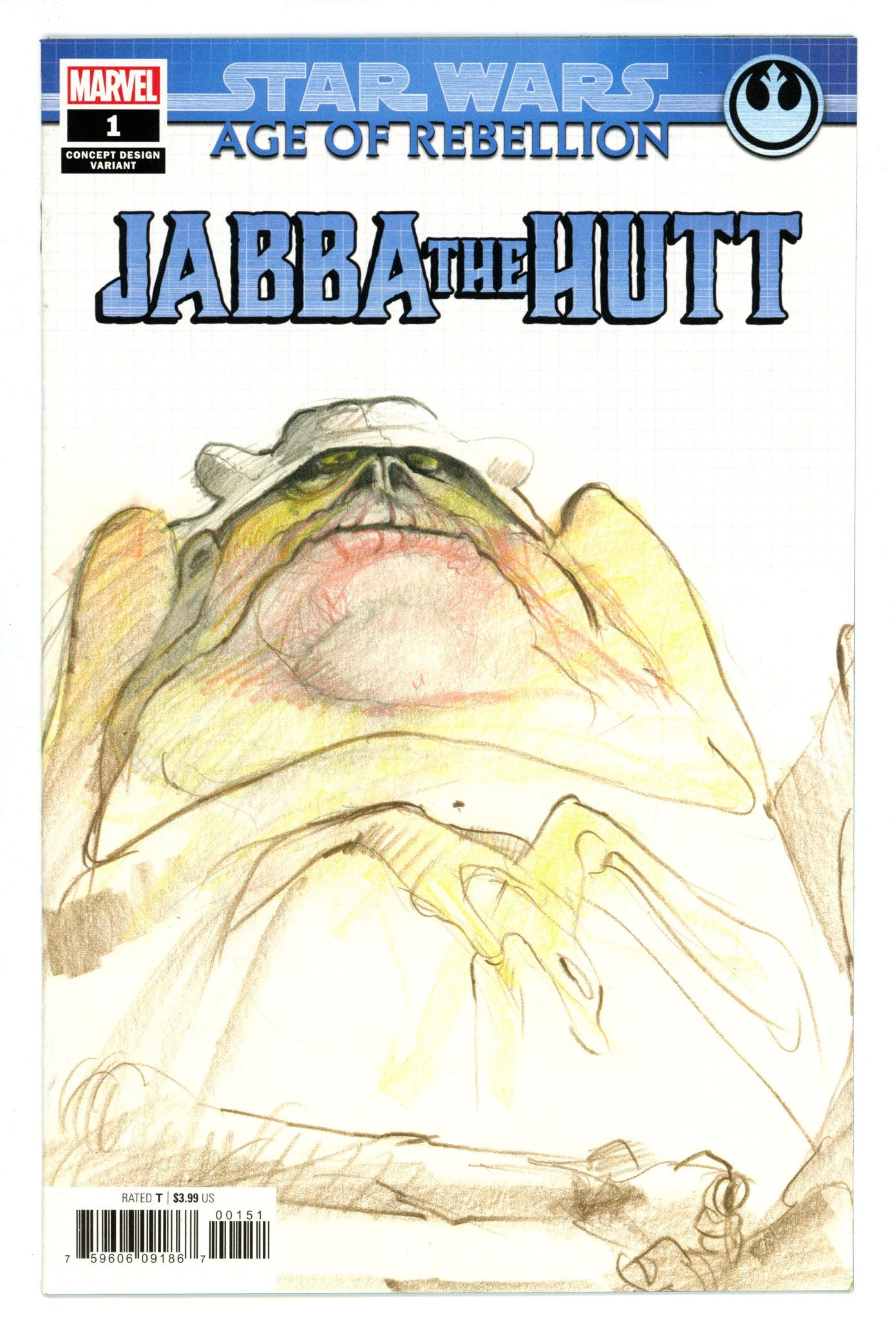 Star Wars: Age of Rebellion - Jabba the Hutt 1 High Grade (2019) Rodis-Jamero Design Variant 