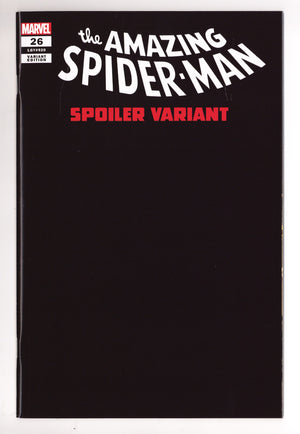 The Amazing Spider-Man Vol 6 26 (920) High Grade (2023) Frank Spoiler Variant