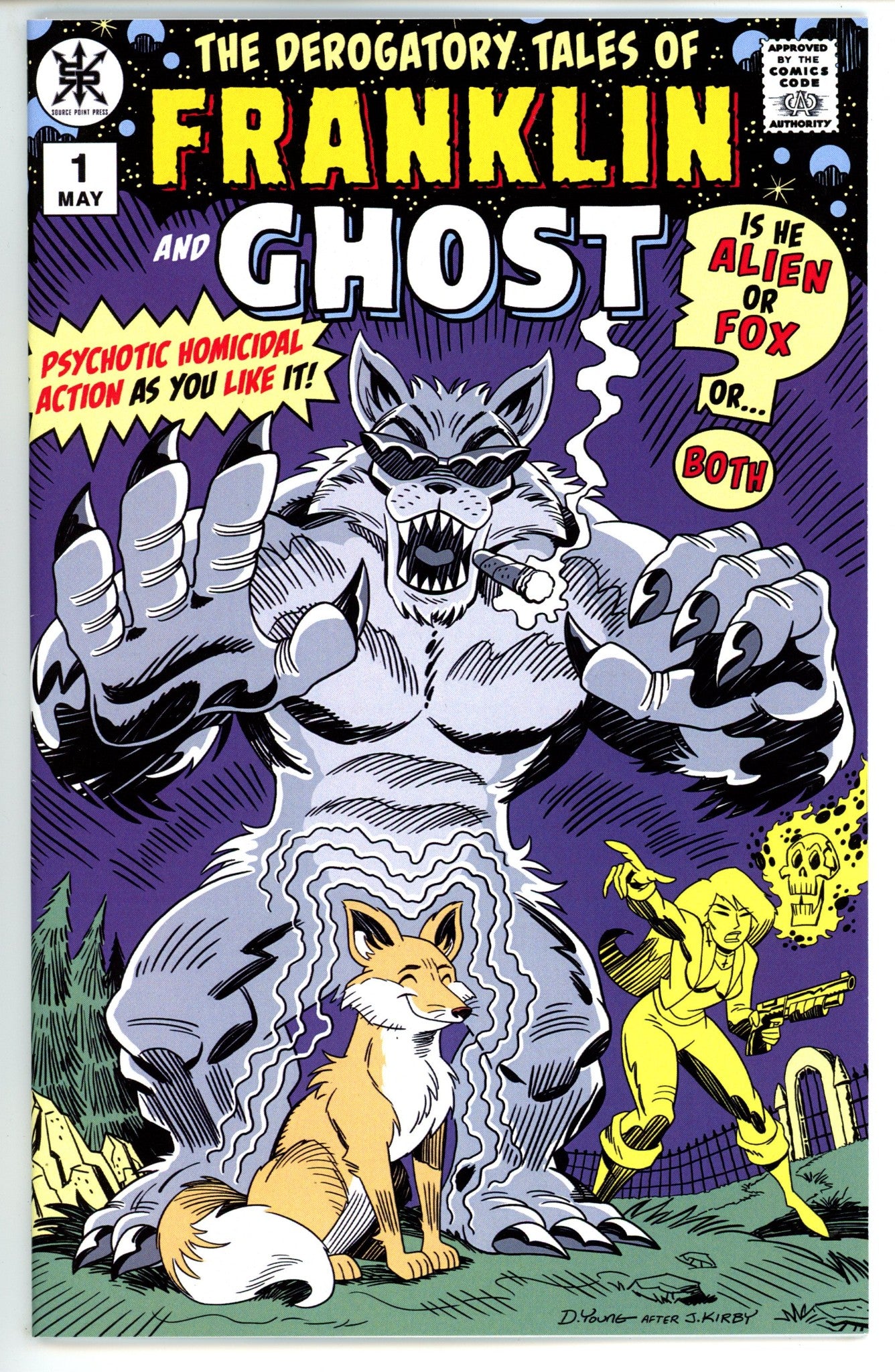 Franklin and Ghost 1 VF/NM (9.0) (2023) Trom Homage Variant 