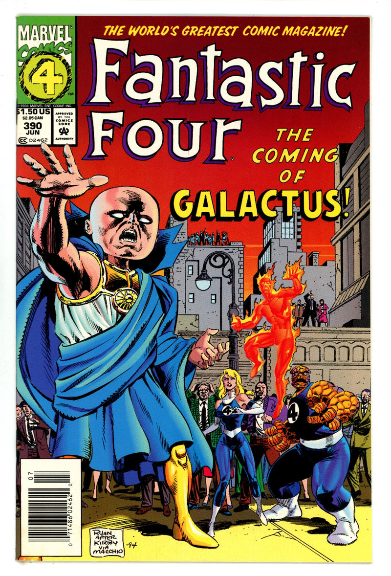 Fantastic Four Vol 1 390 VF+ (8.5) (1994) Newsstand 