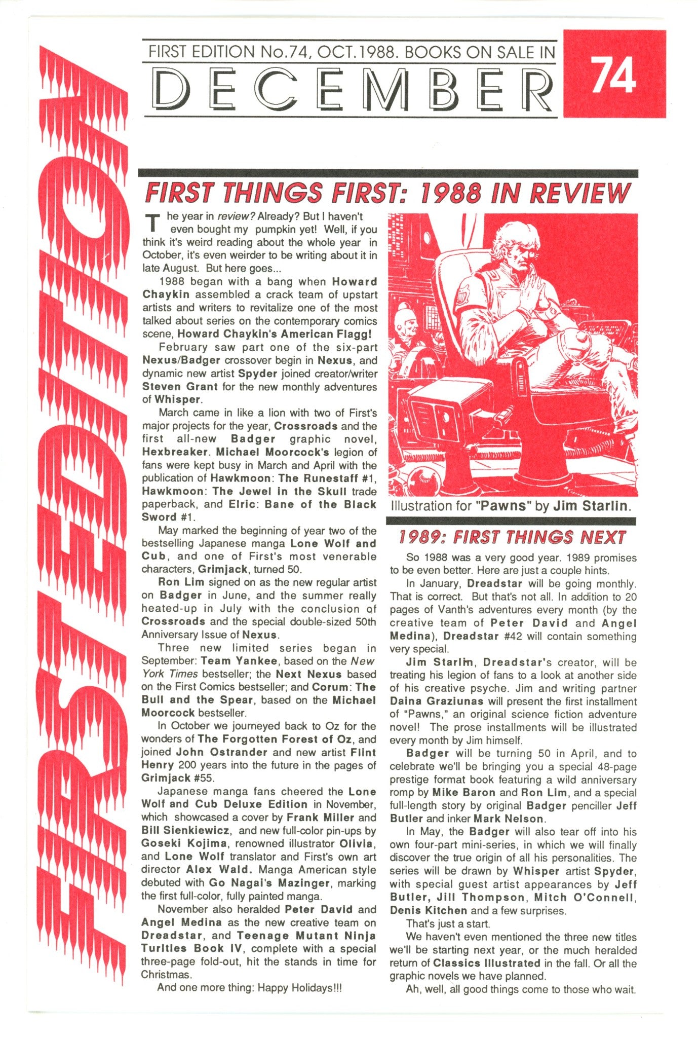 First Edition 74 NM- (1988)