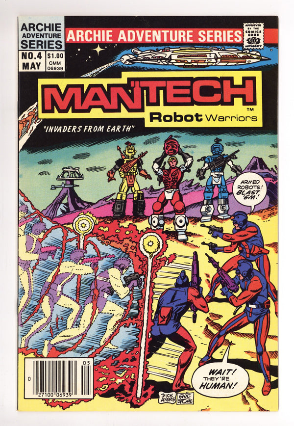 ManTech Robot Warriors 4 High Grade (1985) Newsstand