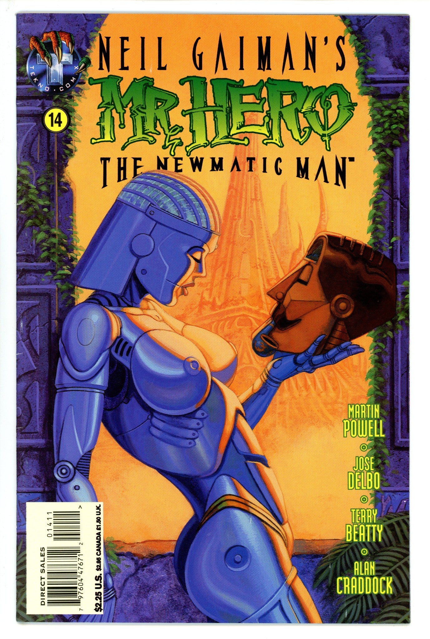 Neil Gaiman's Mr. Hero: The Newmatic Man Vol 1 14 (1996)