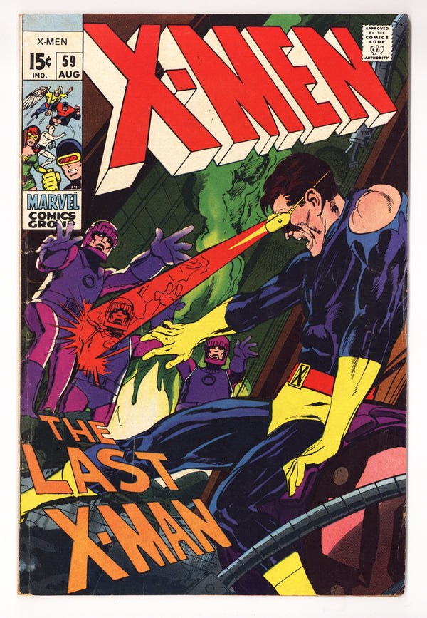 The X-Men Vol 1 59  VG/FN (5.0)   (1969)