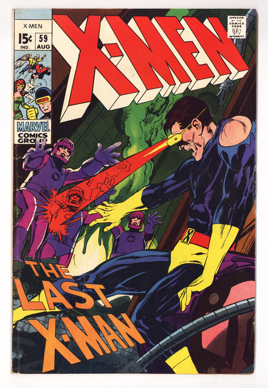 The X-Men Vol 1 59  VG/FN (5.0)   (1969)        