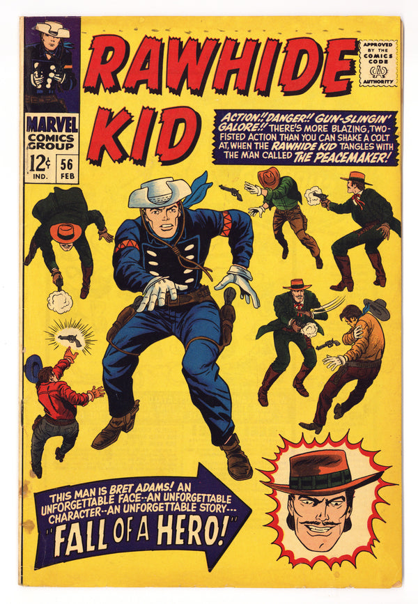 The Rawhide Kid Vol 1 56 VG- (3.5) (1966)