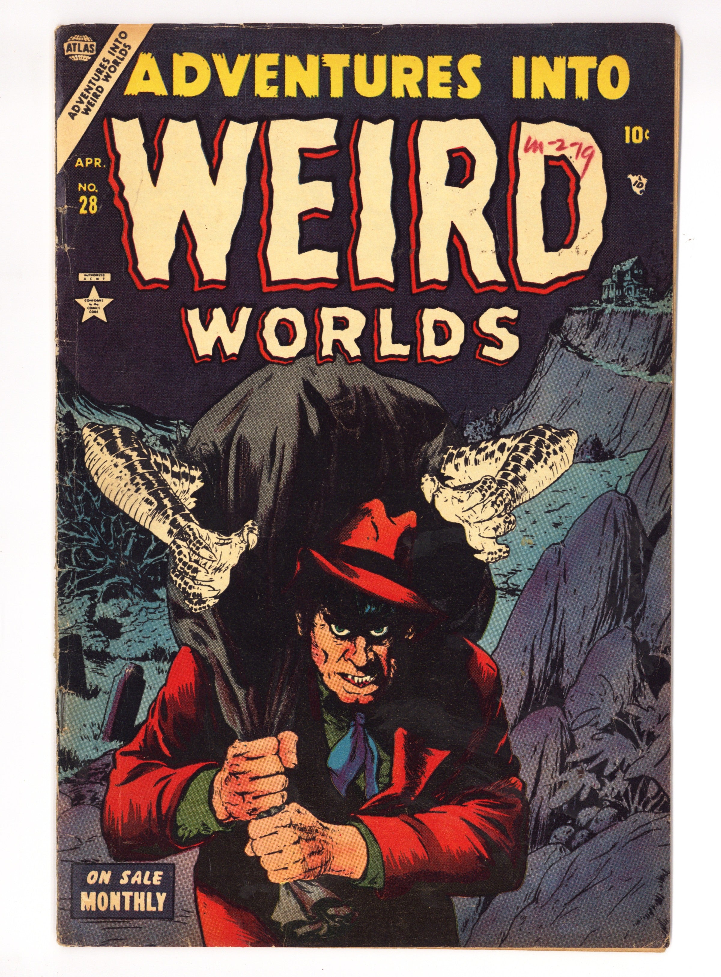 Adventures into Weird Worlds 28 GD/VG (3.0) (1954) 