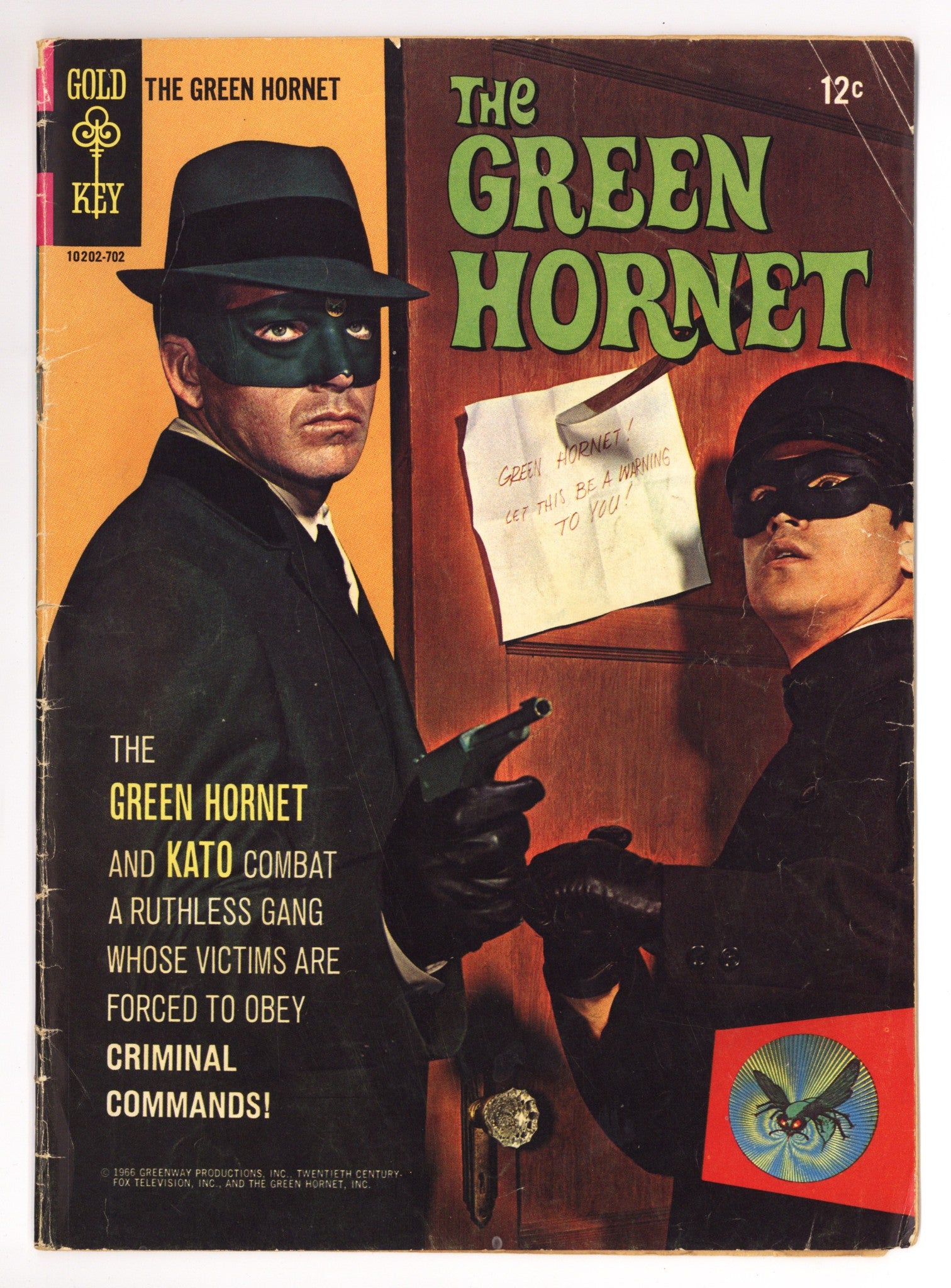 The Green Hornet 1 GD/VG (3.0) (1967) 