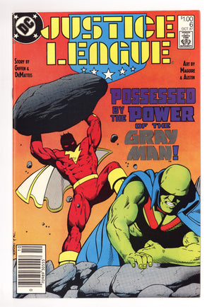 Justice League 6 VF/NM (9.0) (1987) Canadian Price Variant
