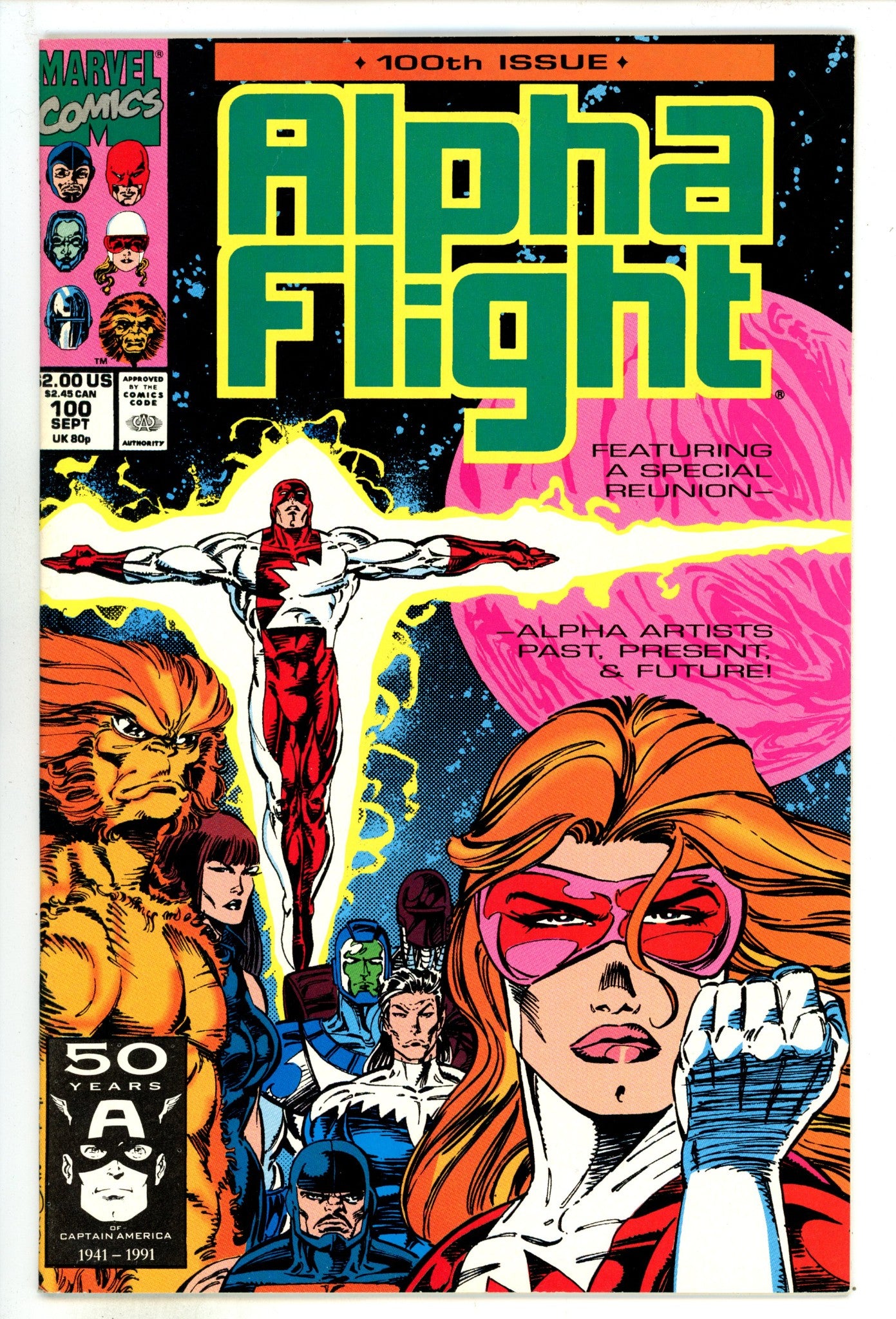 Alpha Flight Vol 1 100 High Grade (1991) 