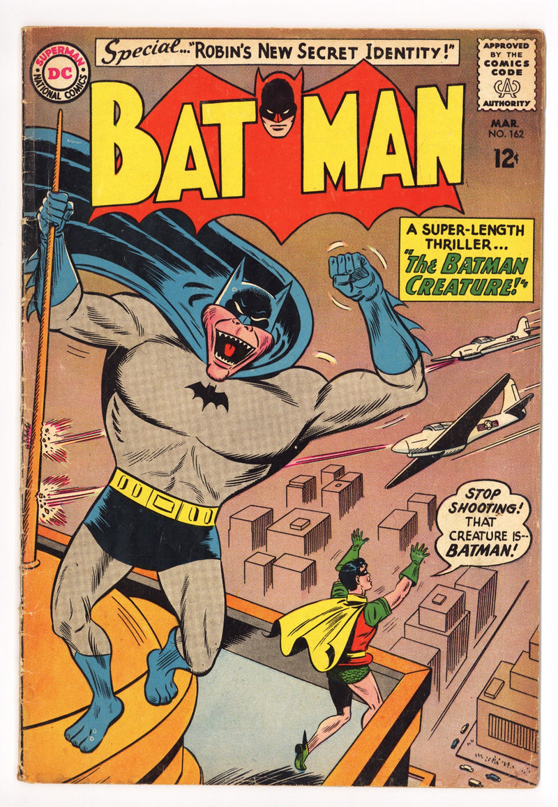 Batman Vol 1 162 VG- (3.5) (1964) 