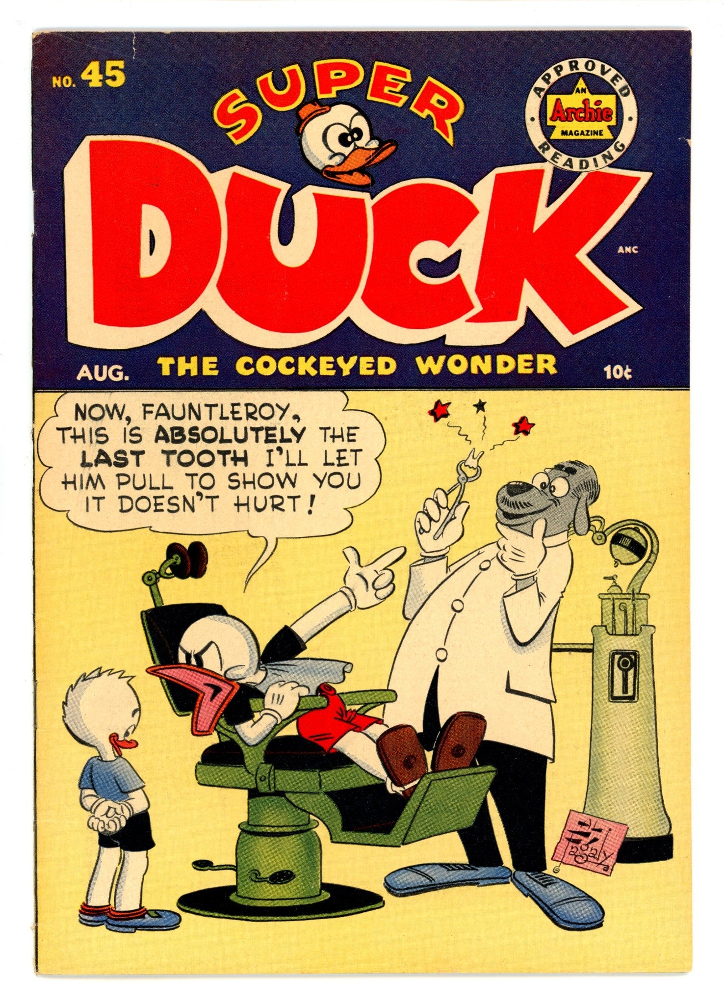 Super Duck Comics 45 FN/VF (7.0) (1952) 