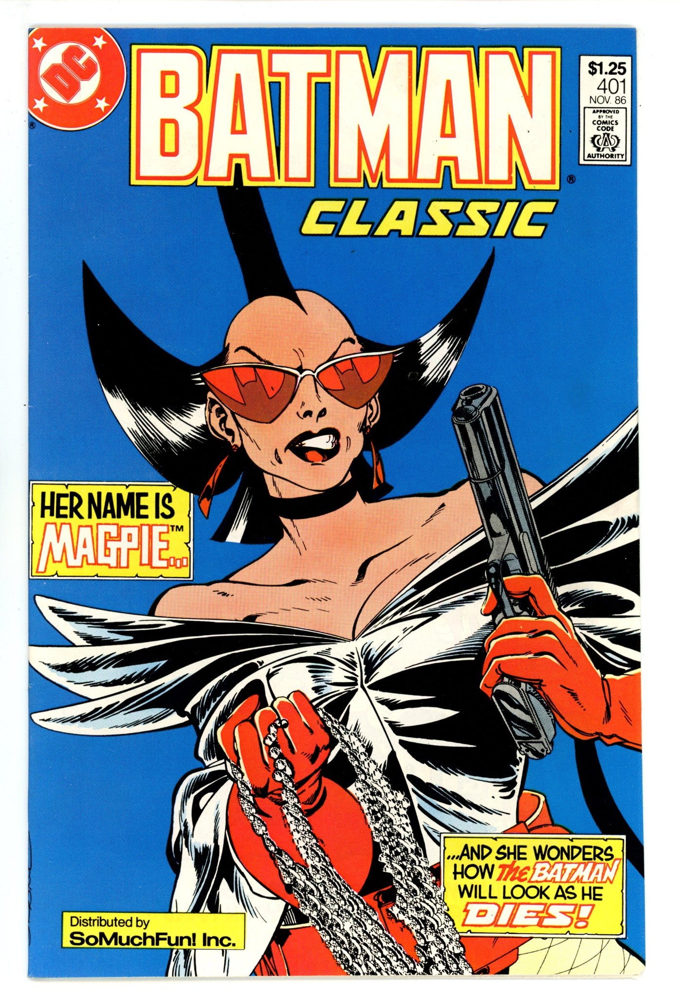 Batman Vol 1 401 VF (8.0) So Much Fun (1987) 