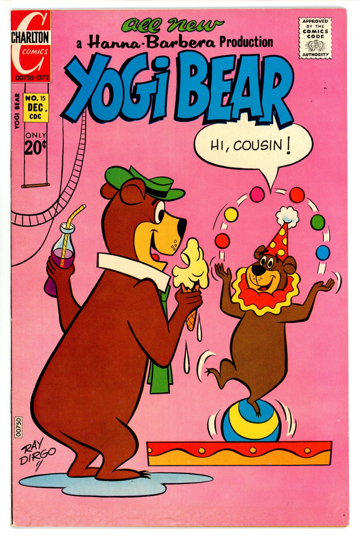 Yogi Bear 15 FN (6.0) (1972) 
