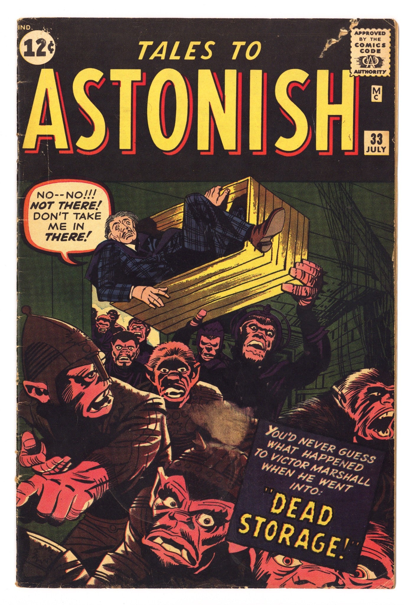Tales to Astonish Vol 1 33 VG- (3.5) (1962) 