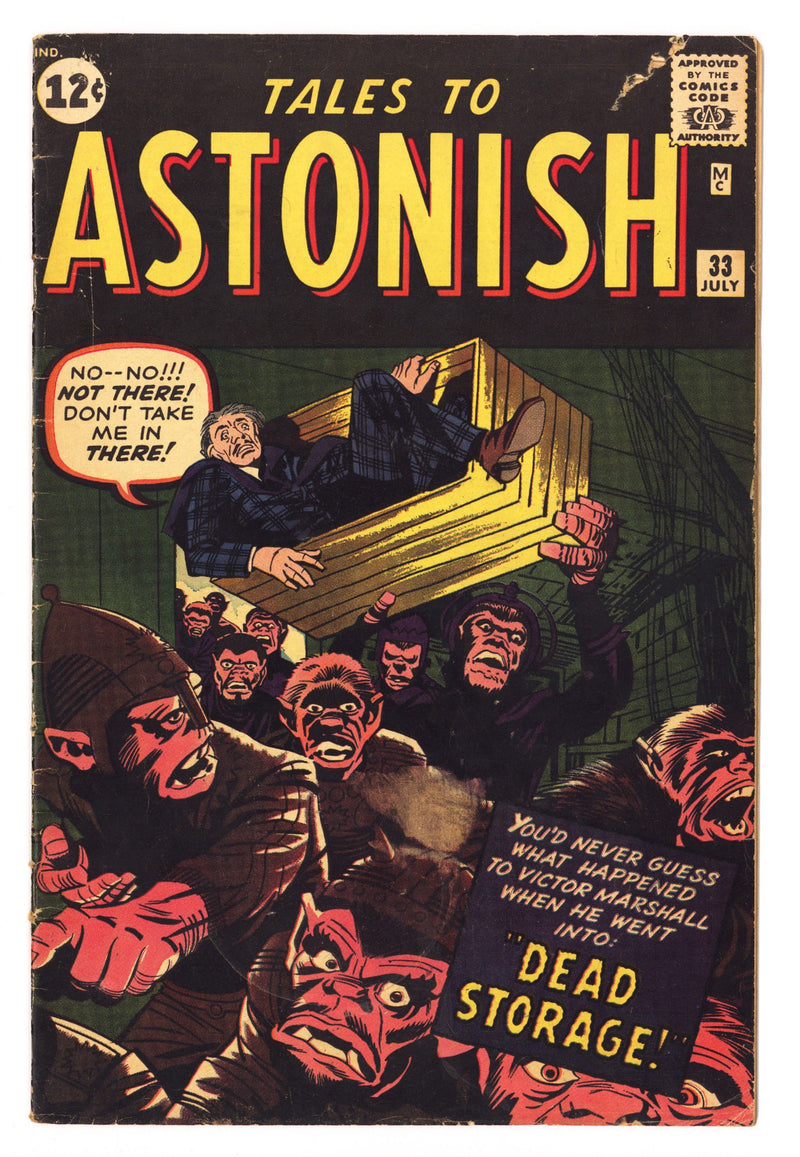 Tales to Astonish Vol 1 33 VG- (3.5) (1962) 