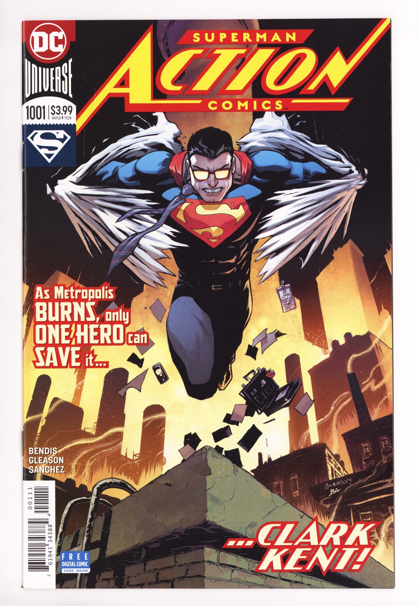 Action Comics Vol 3 1001 High Grade (2018) 