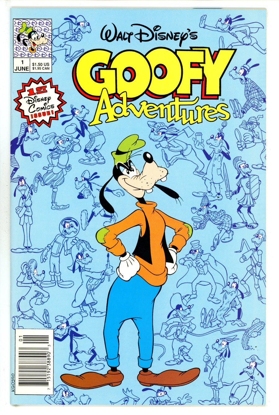 Goofy Adventures 1 Newsstand VF/NM (1990)