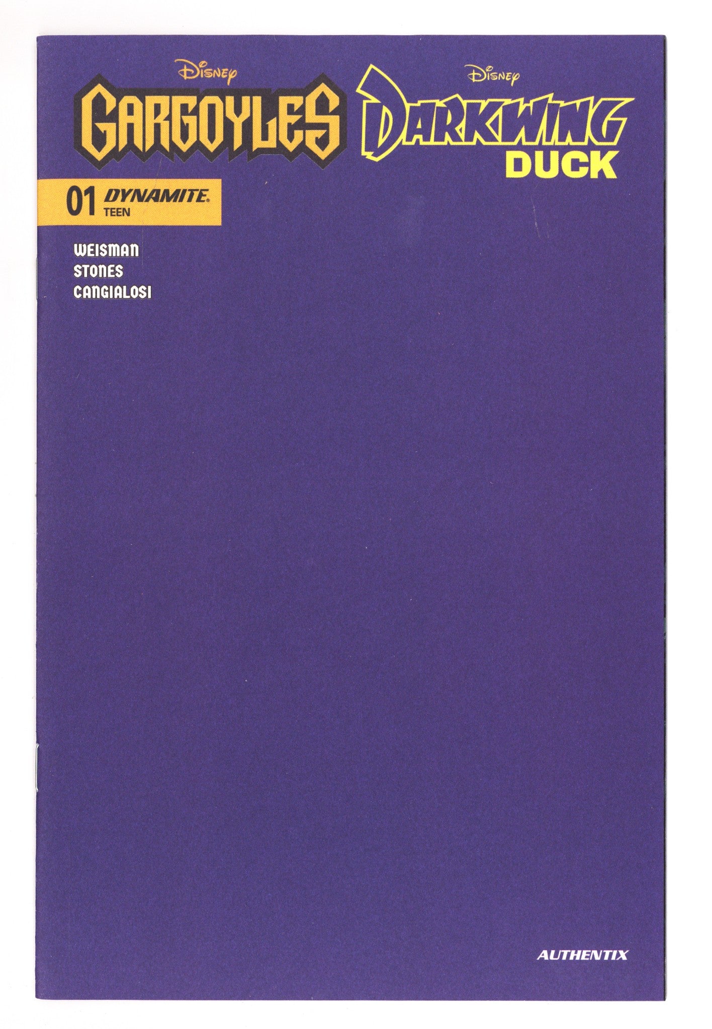 Gargoyles Darkwing Duck 1 Purple Blank Variant (2026)
