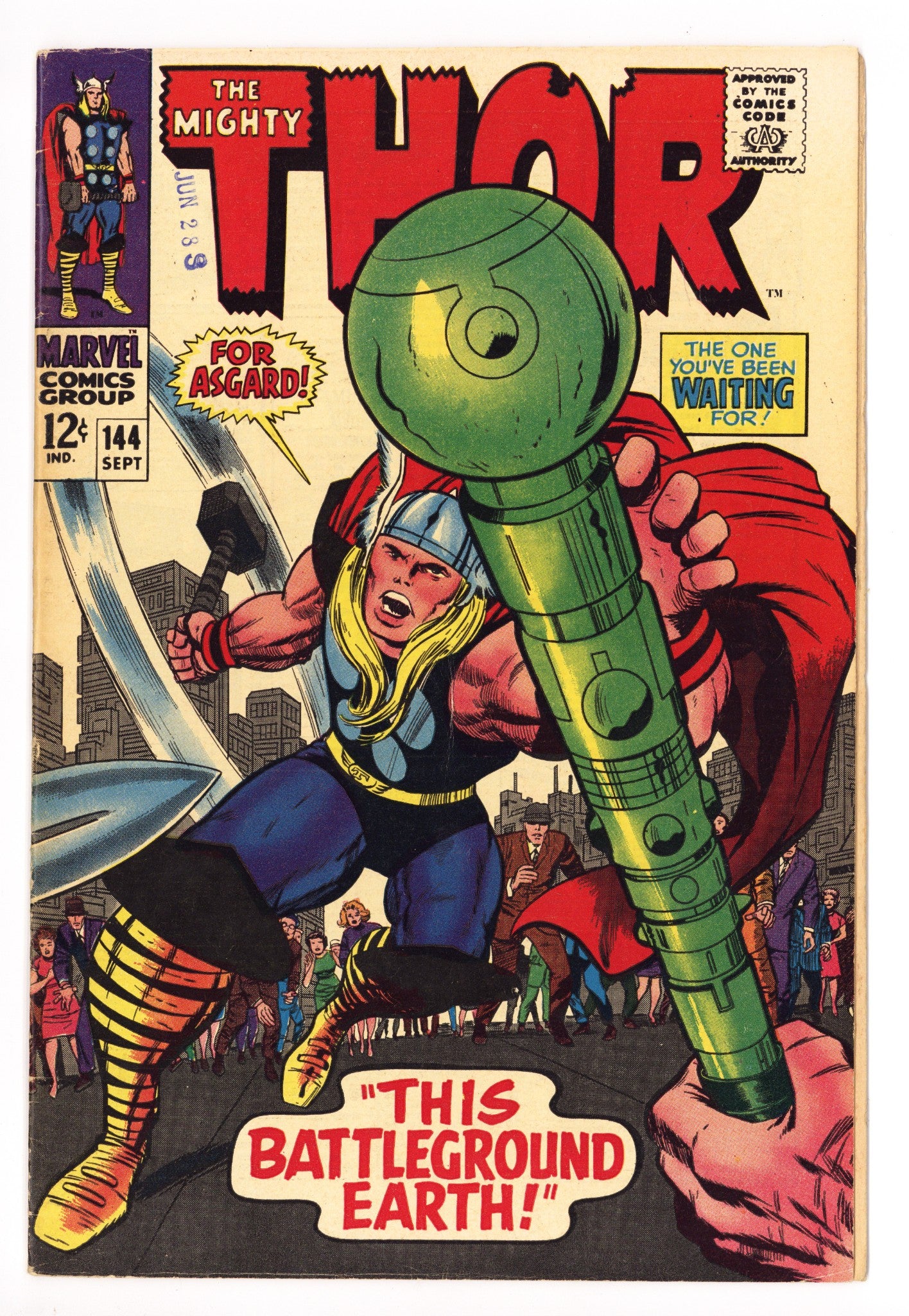 Thor Vol 1 144 FN- (5.5) (1967) 