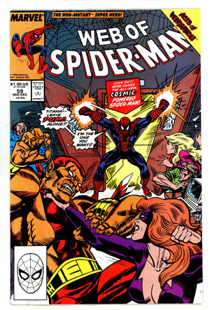 Web of Spider-Man Vol 1 59 High Grade (1989)