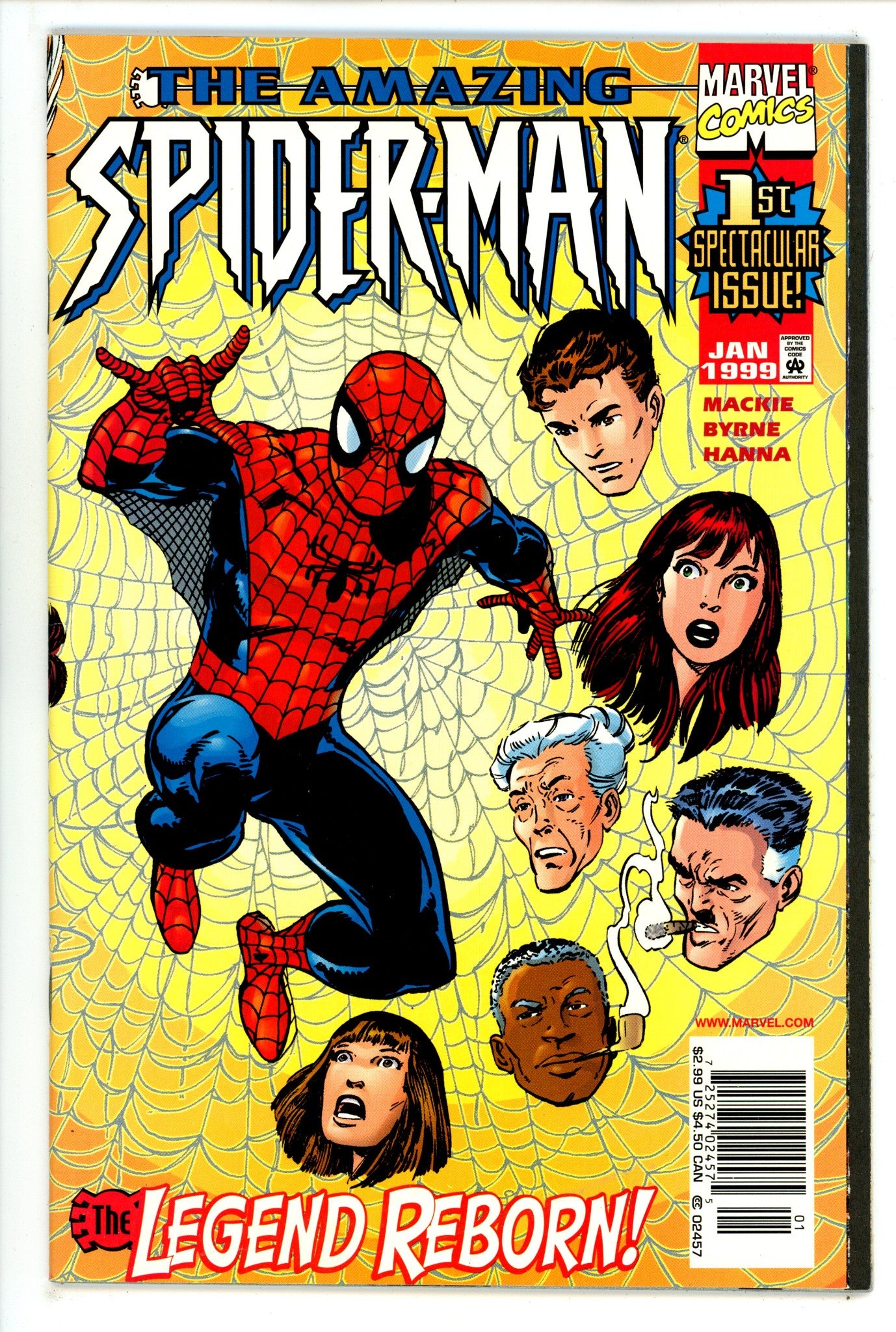The Amazing Spider-Man Vol 2 1 VF+ (8.5) (1999) Newsstand 