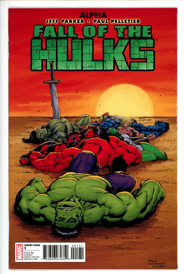 Fall of the Hulks: Alpha 1 Mcguinness Homage Variant (2010)