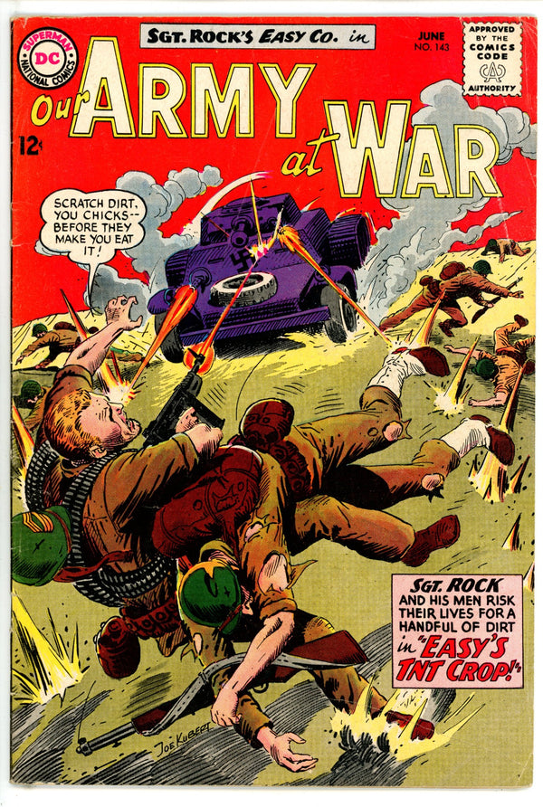 Our Army at War Vol 1 143 VG+ (4.5) (1964)