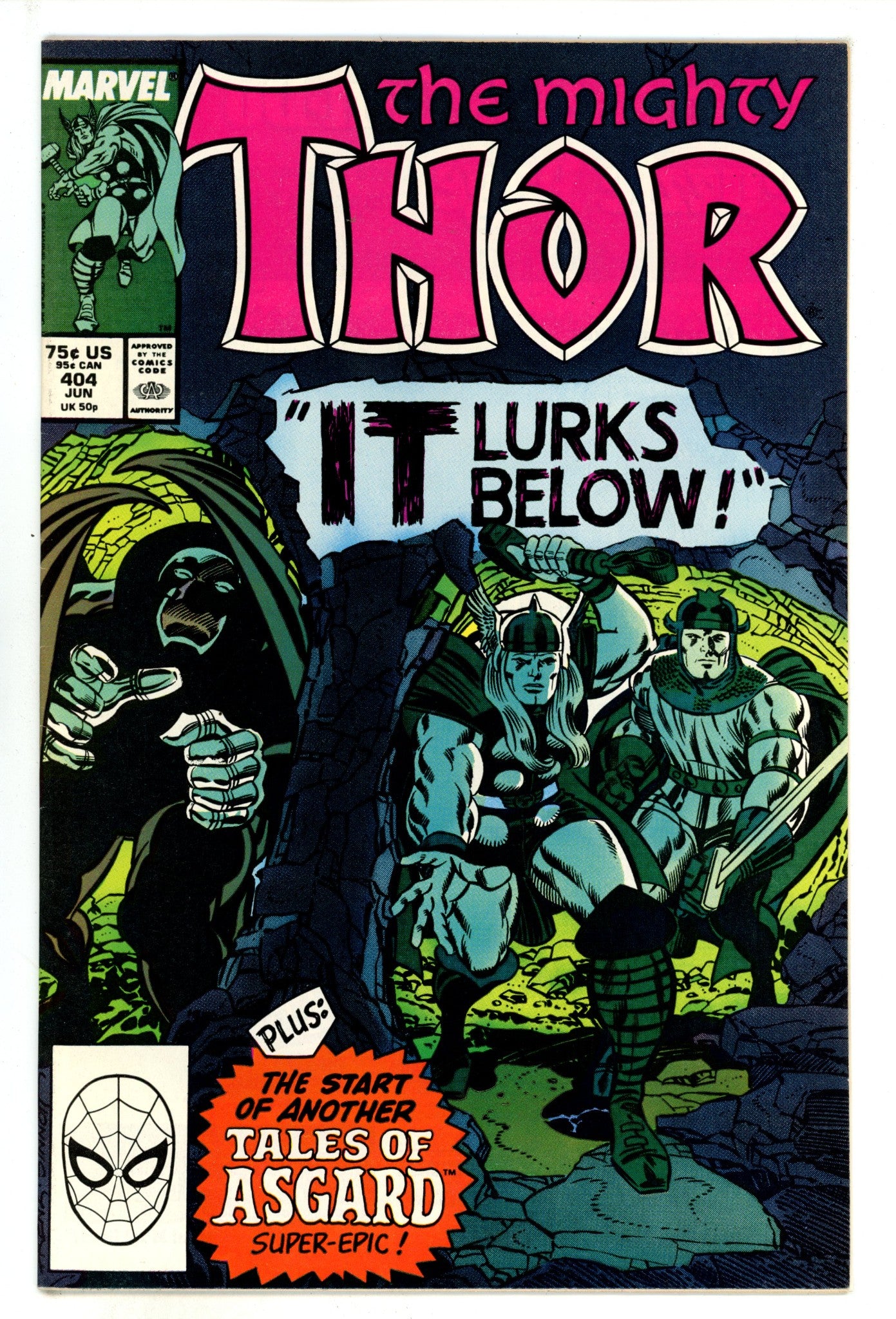 Thor Vol 1 404  High Grade   (1989)        