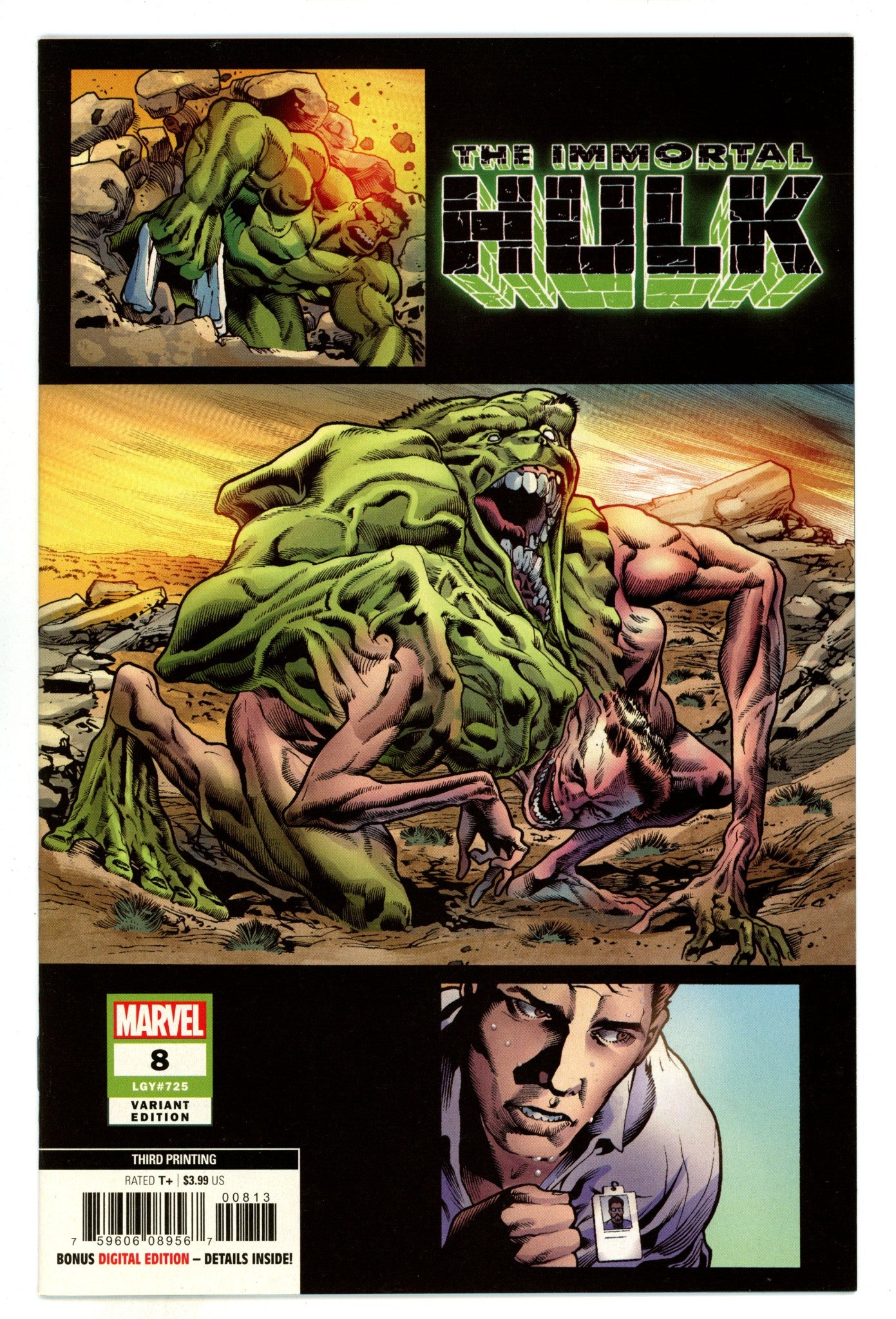 Immortal Hulk 8 Mid Grade (2019) 3rd Print 
