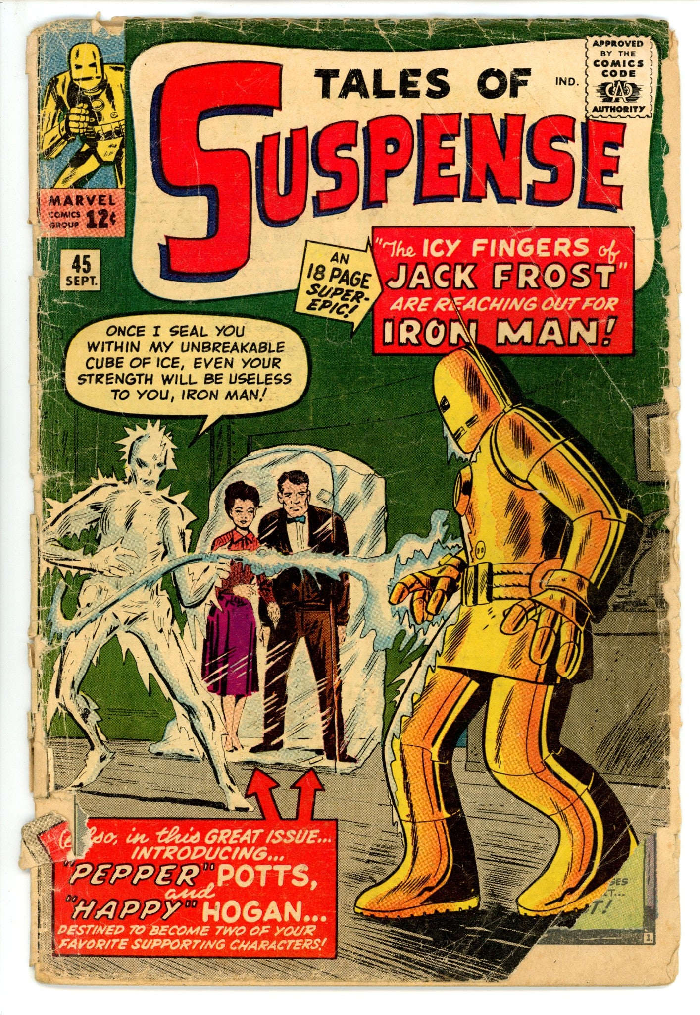 Tales of Suspense Vol 1 45 Cover Detached (1963)