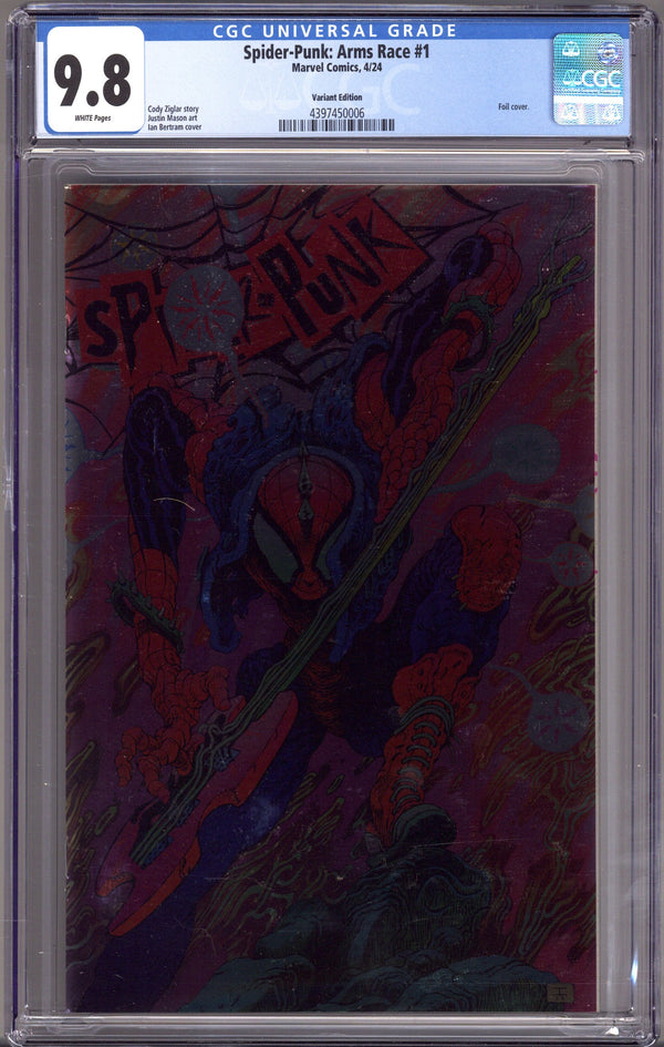Spider-Punk: Arms Race 1 CGC 9.8 (NM/M) (2024) Bertram Foil Variant