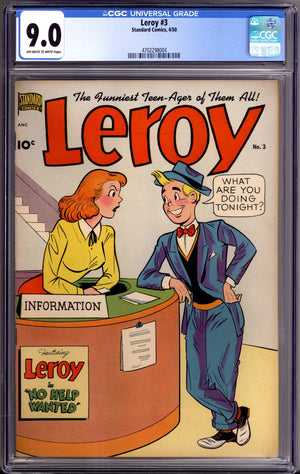 Leroy 3 CGC 9.0 (VF/NM) (1950)