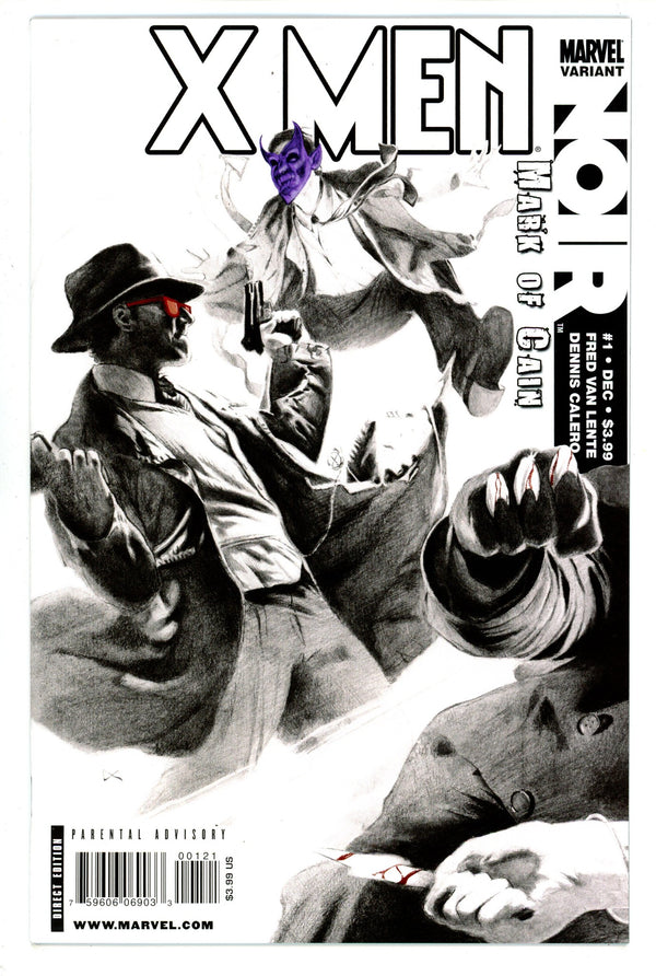 X-Men Noir: Mark of Cain 1 High Grade (2010) Calero Variant