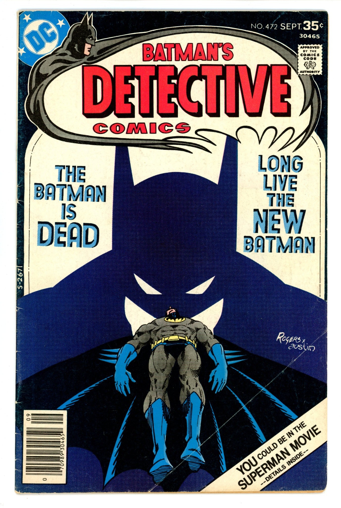 Detective Comics Vol 1 472 VG+ (4.5) (1977) 