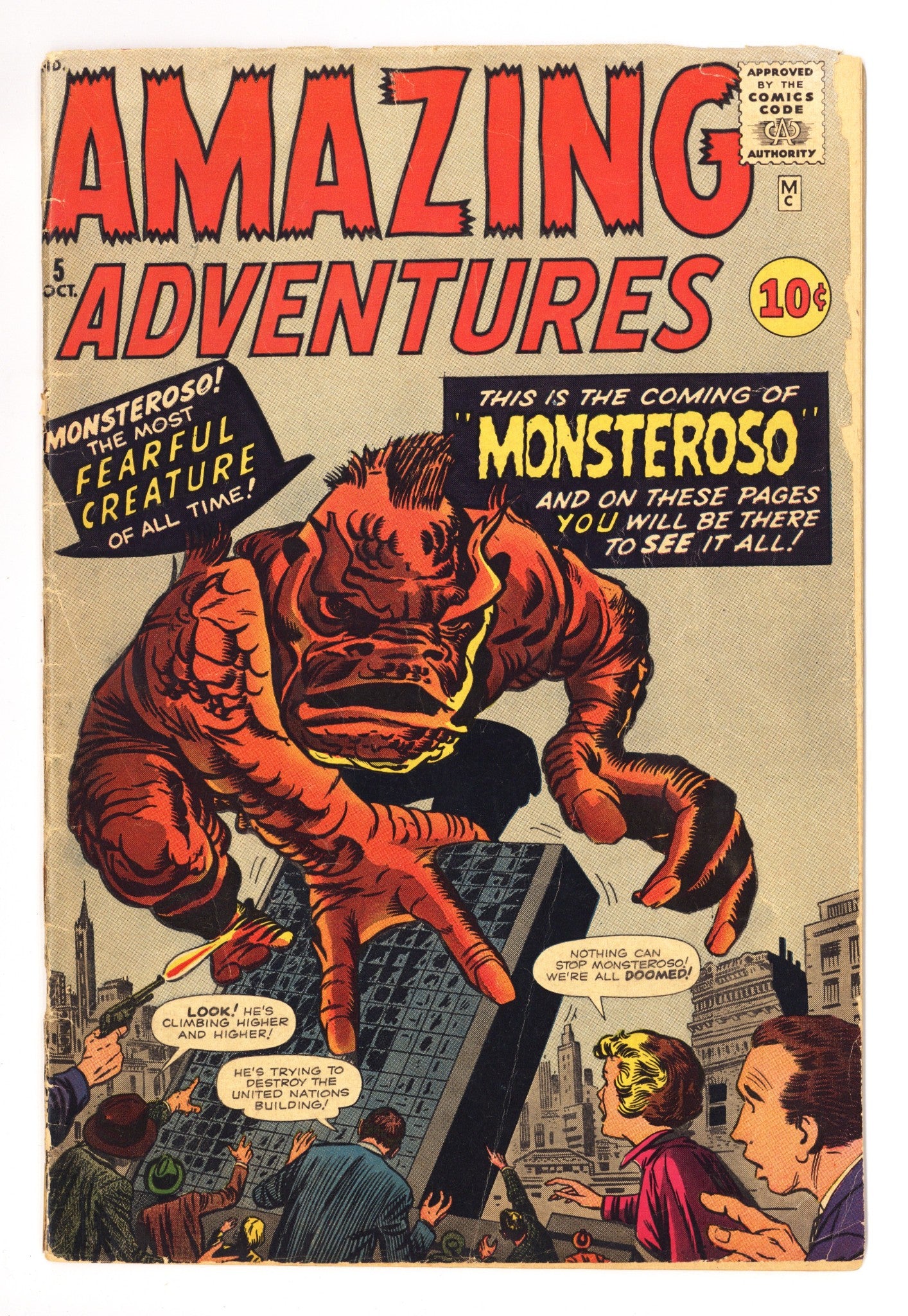 Amazing Adventures Vol 1 5 GD/VG (3.0) (1961) 