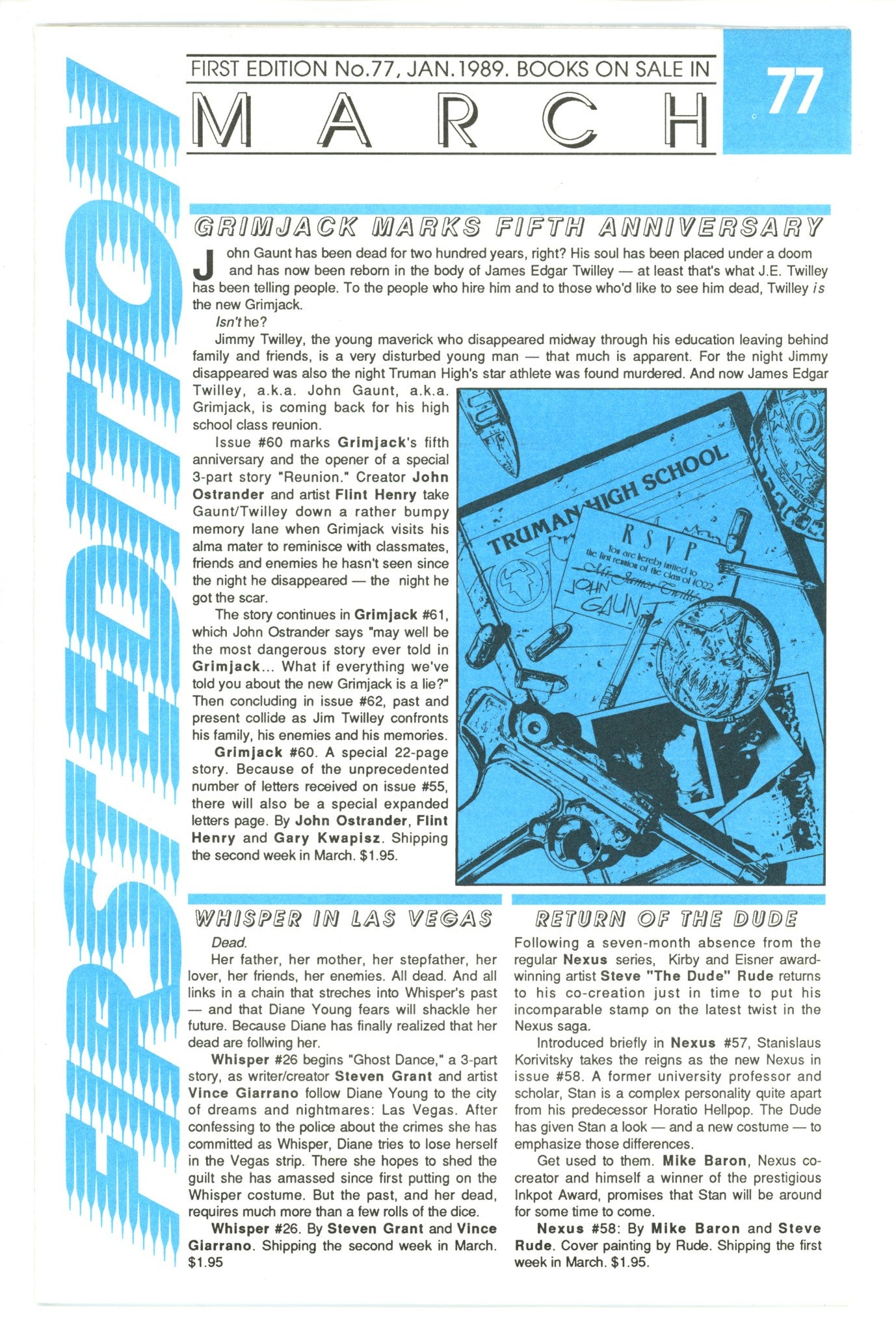 First Edition 77 VF- (1989)