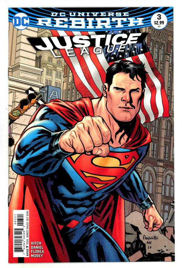 Justice League Vol 2 3 High Grade (2016) Paquette Variant