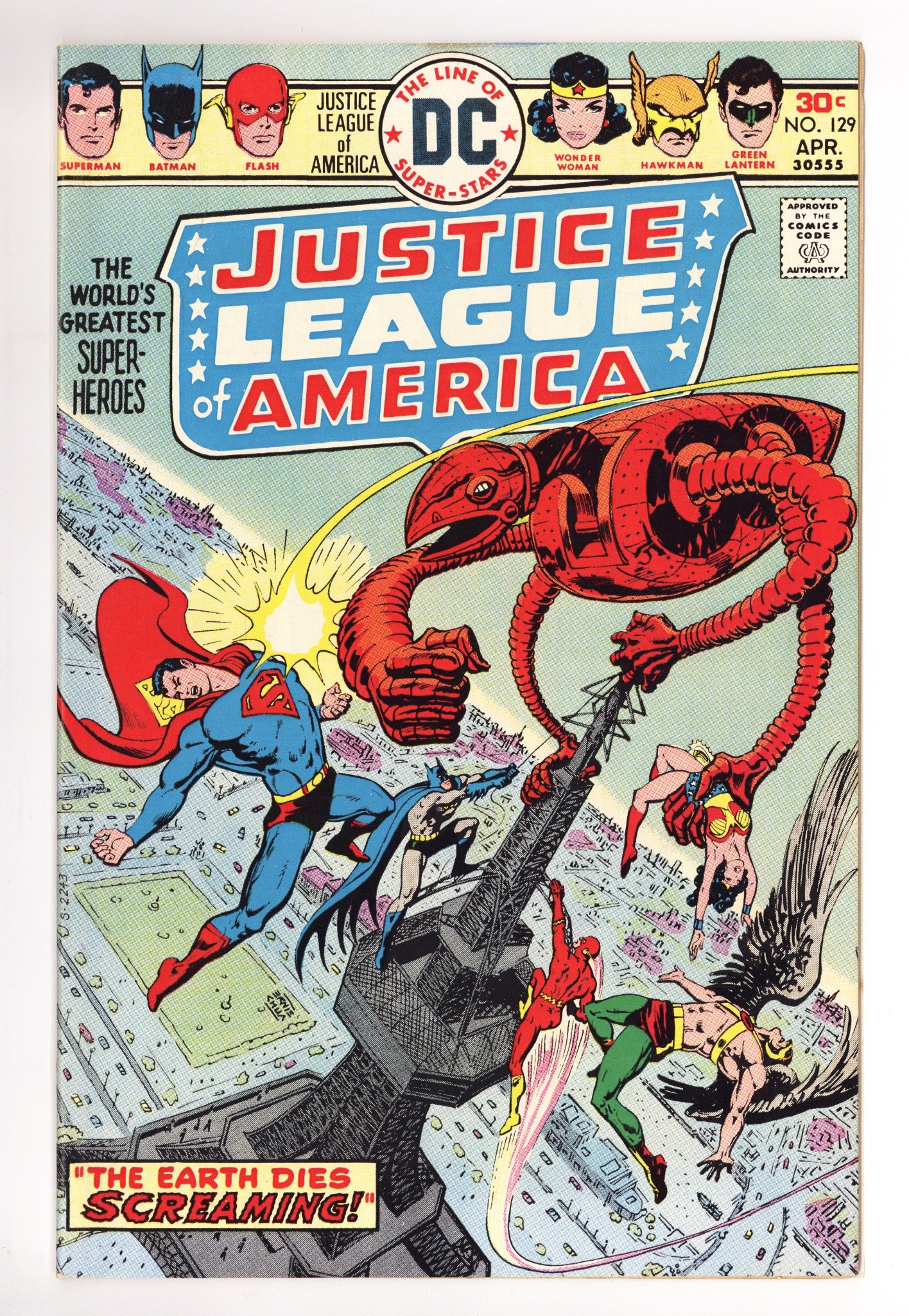 Justice League of America Vol 1 129 FN/VF (7.0) (1976) 