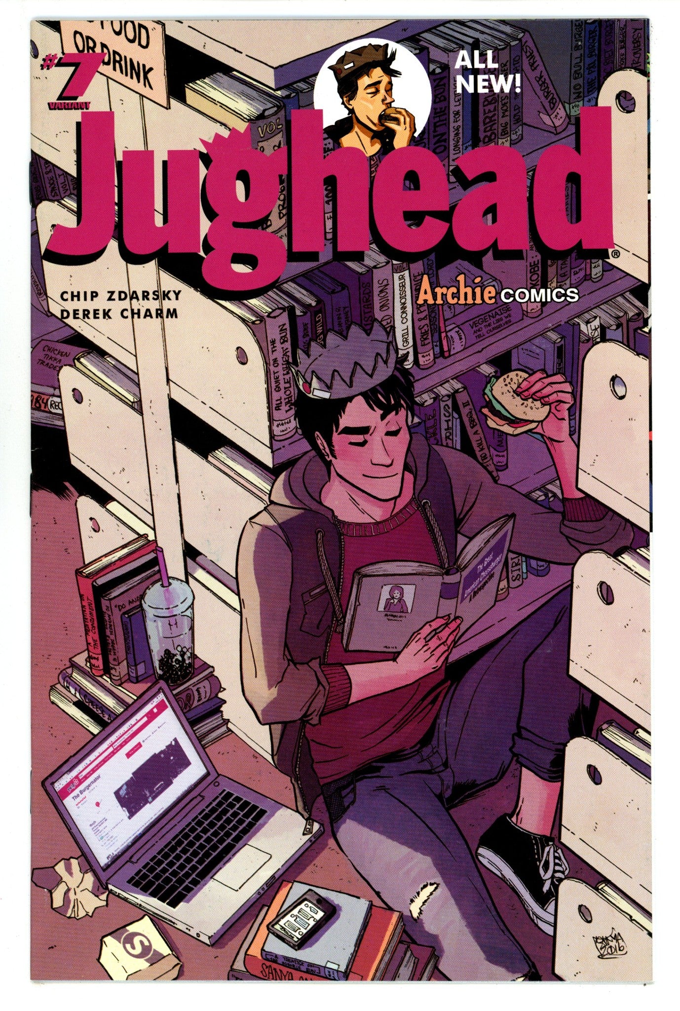 Jughead Vol 3 7 High Grade (2016) Anwar Variant 