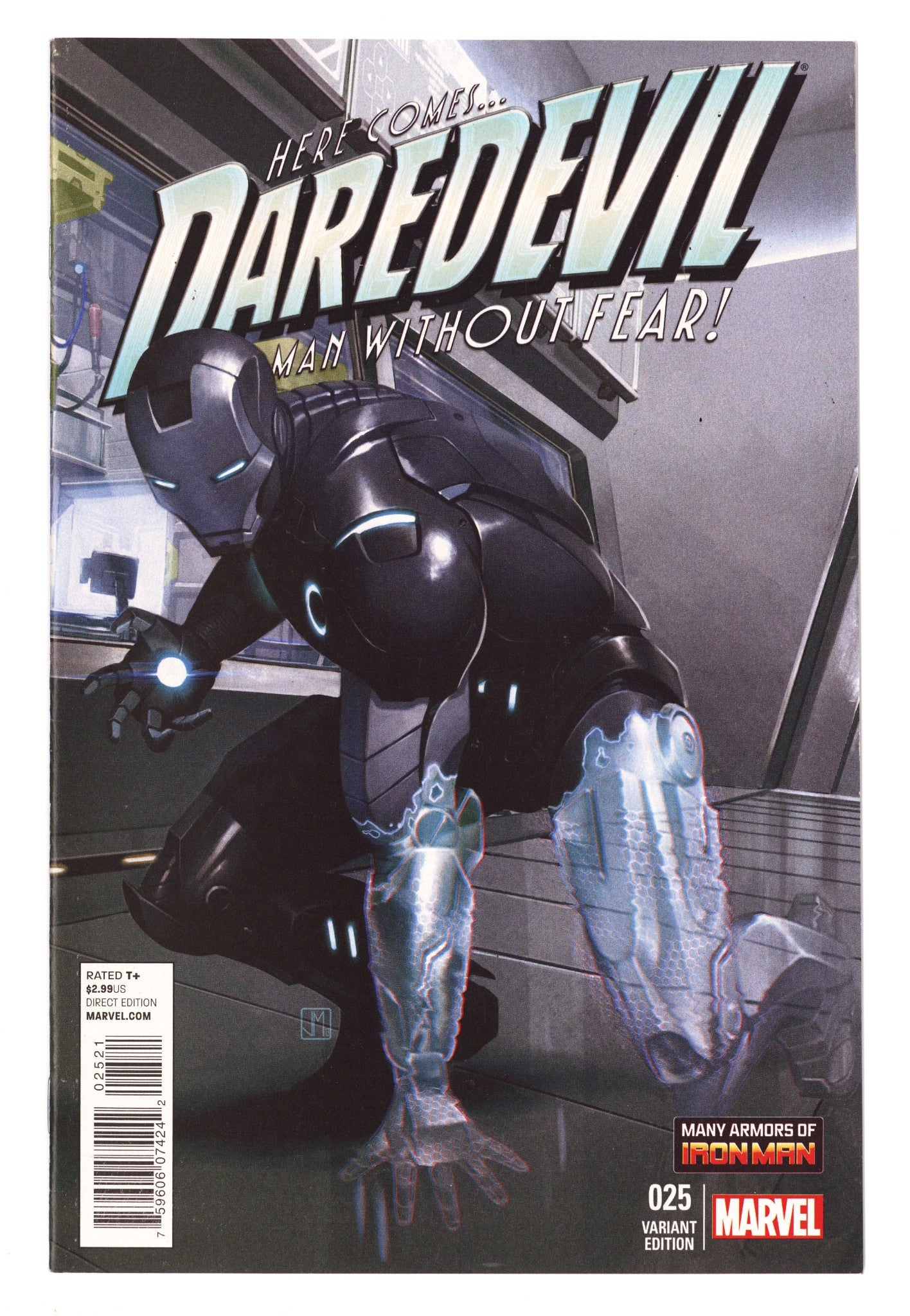 Daredevil Vol 3 25 VF (8.0) (2013) Molina Iron Man Incentive Variant 