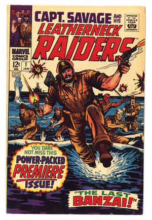Capt. Savage and His Leatherneck Raiders 1 FN/VF (7.0) (1968) 