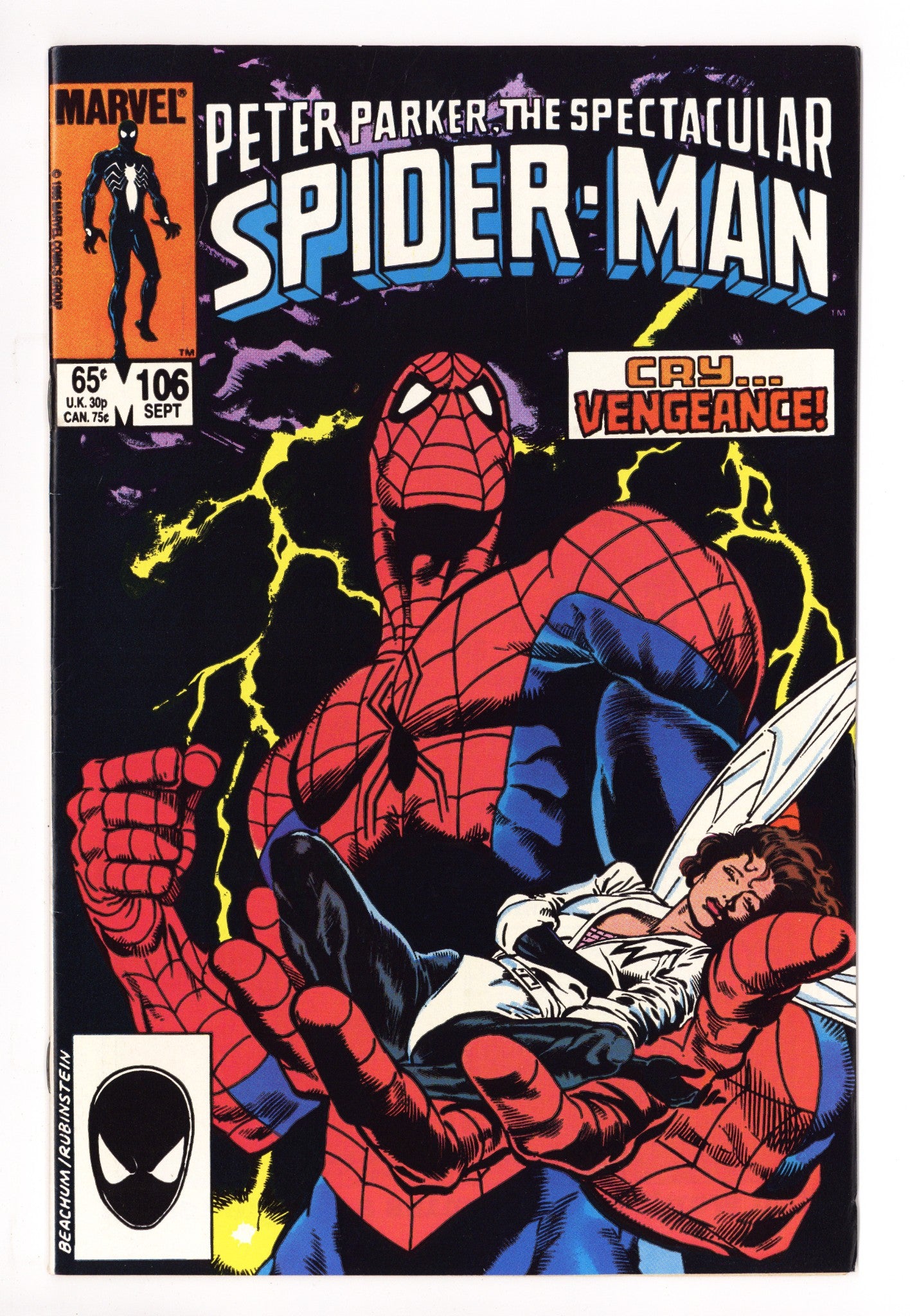 The Spectacular Spider-Man Vol 1 106 Mid Grade (1985) 
