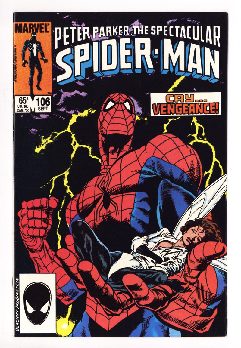 The Spectacular Spider-Man Vol 1 106 Mid Grade (1985) 