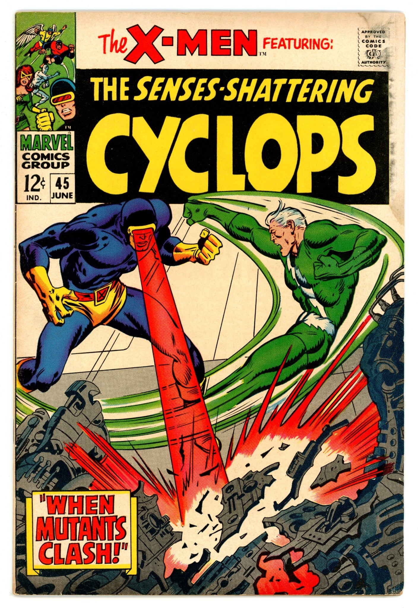 The X-Men Vol 1 45 VG+ (4.5) (1968) 