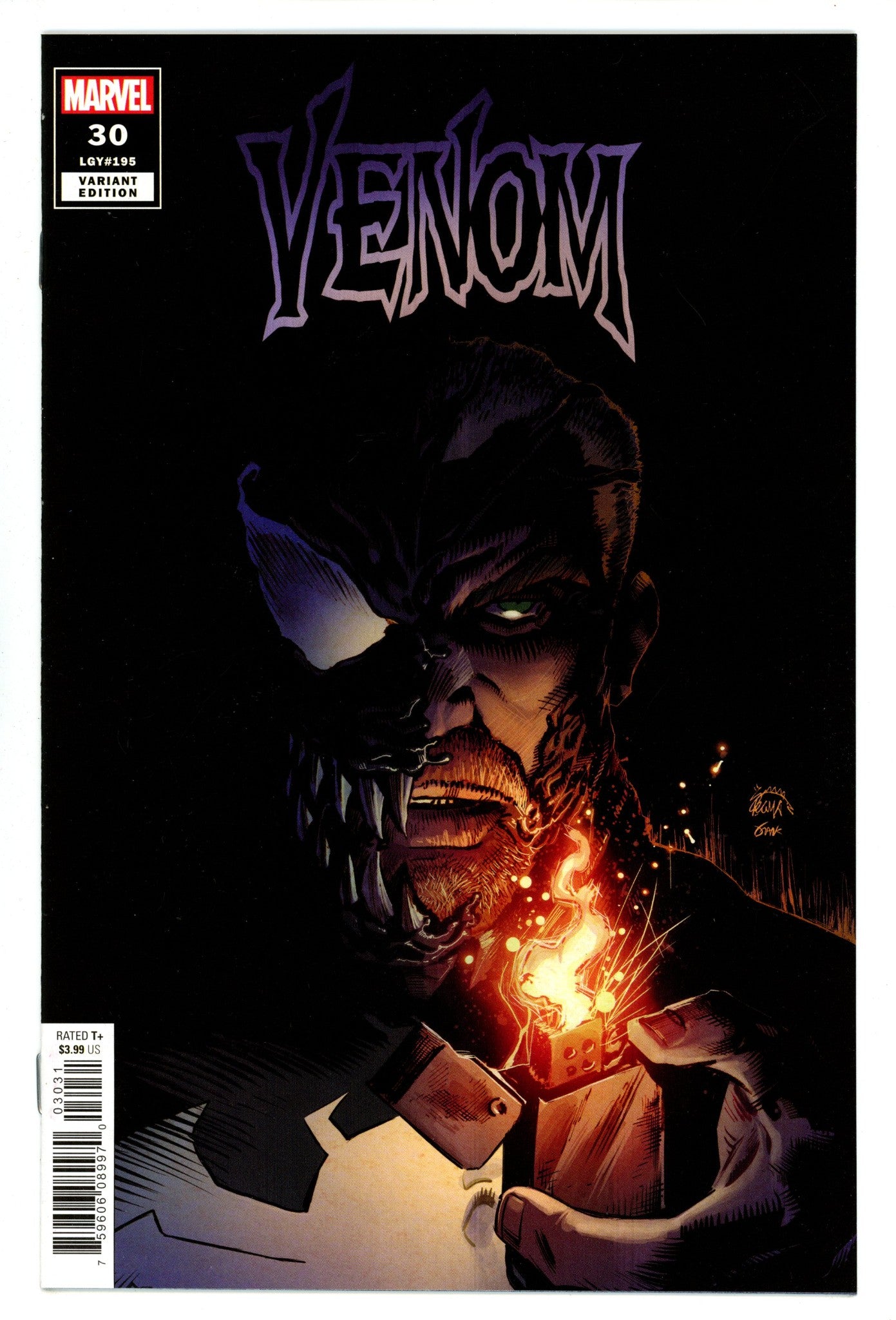 Venom Vol 4 30 (195) High Grade (2021) Stegman Variant 