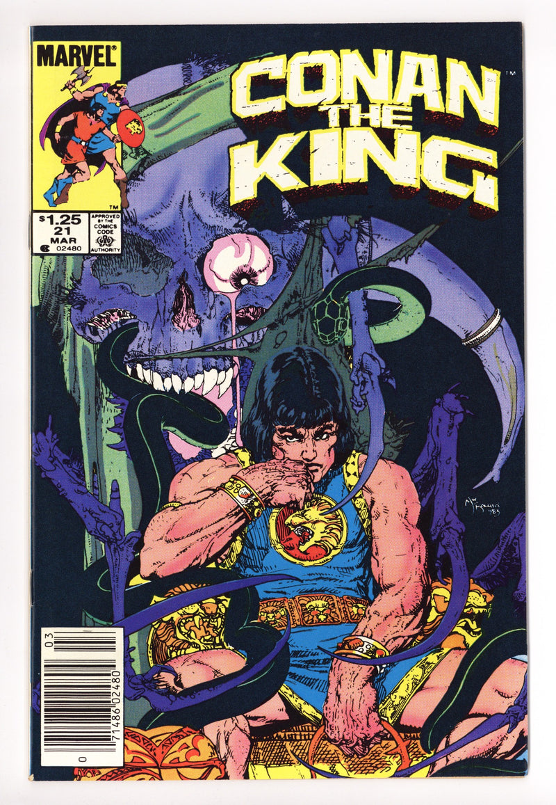 Conan the King 21 VF- (7.5) (1984) Canadian Price Variant 