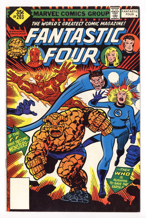 Fantastic Four Vol 1 203 Mid Grade Whitman (1979) 