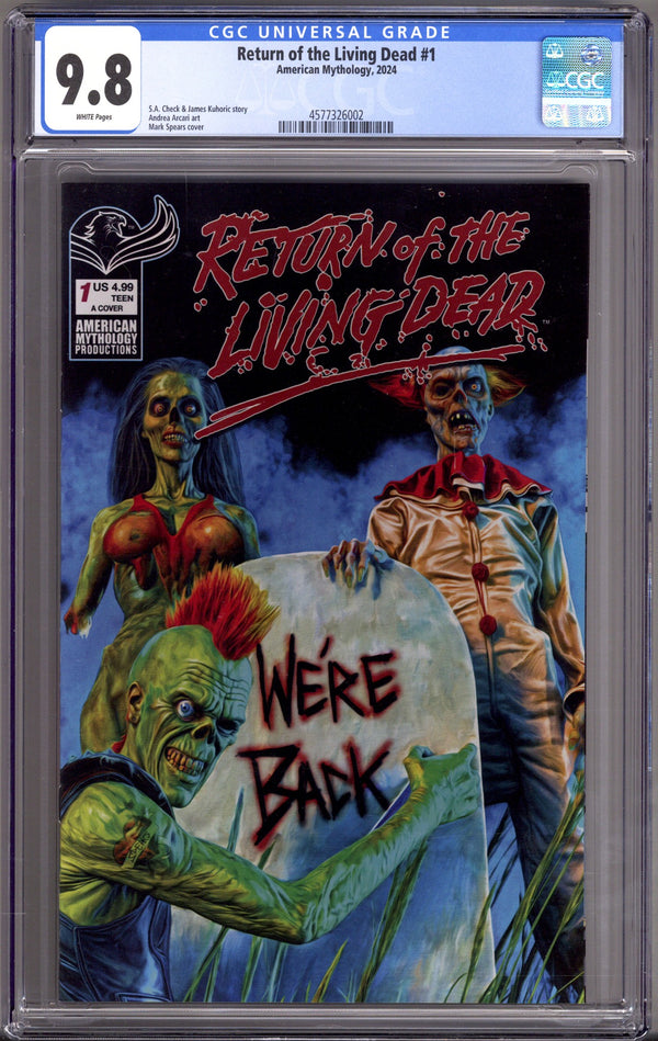 Return of the Living Dead 1 CGC 9.8 (NM/M) (2024)