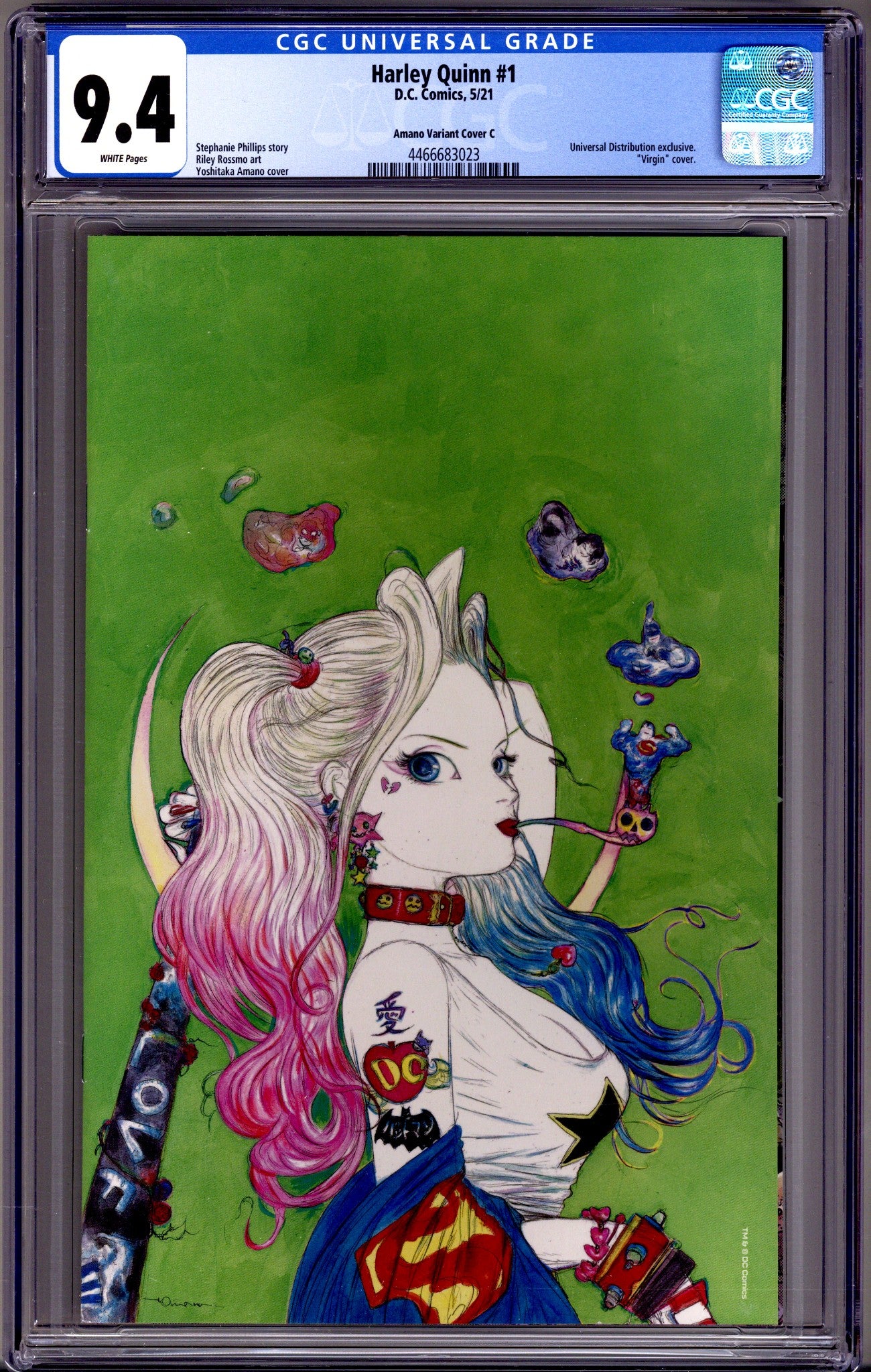 Harley Quinn Vol 4 1 CGC 9.4 (NM) (2021) Amano Virgin One Per Store Variant 